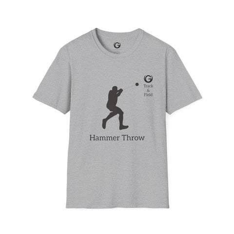 T&F Hammer Throw Unisex Softstyle T-Shirt