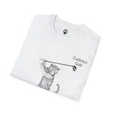 Cat Golf Unisex Softstyle T-Shirt