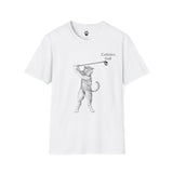 Cat Golf Unisex Softstyle T-Shirt