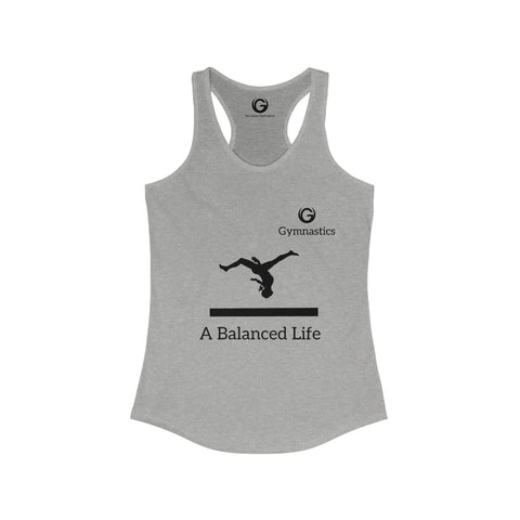 Gymnastics Beam Women's Ideal Racerback Tank