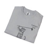 Cat Golf Unisex Softstyle T-Shirt