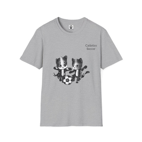 Soccer Kittens Unisex Softstyle T-Shirt