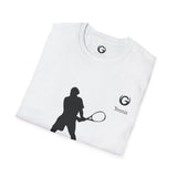 Tennis Backhanded Unisex Softstyle T-Shirt