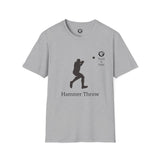 T&F Hammer Throw Unisex Softstyle T-Shirt