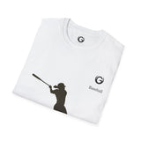 Baseball Batter Unisex Softstyle T-Shirt