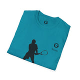 Tennis Backhanded Unisex Softstyle T-Shirt