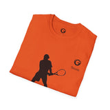 Tennis Backhanded Unisex Softstyle T-Shirt