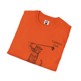 Cat Golf Unisex Softstyle T-Shirt