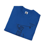 Cat Golf Unisex Softstyle T-Shirt