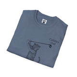 Cat Golf Unisex Softstyle T-Shirt