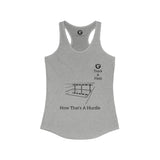 T & F Steeplechase Women's Ideal Racerback Tank