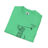 Cat Golf Unisex Softstyle T-Shirt