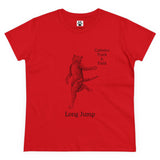 Catletics T & F Long Jump Women's Midweight Cotton Tee