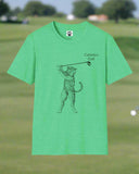 Cat Golf Unisex Softstyle T-Shirt