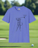 Cat Golf Unisex Softstyle T-Shirt