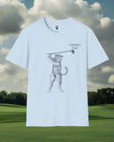 Cat Golf Unisex Softstyle T-Shirt