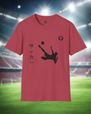 Soccer Player Mid-Air Shot T-Shirt