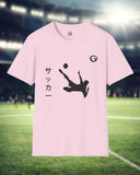 Soccer Player Mid-Air Shot T-Shirt