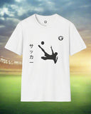 Soccer Player Mid-Air Shot T-Shirt