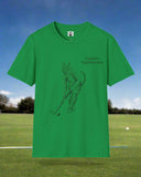 Field Hockey Cat Unisex Softstyle T-Shirt