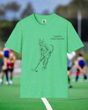 Field Hockey Cat Unisex Softstyle T-Shirt