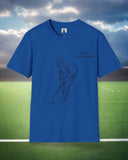 Field Hockey Cat Unisex Softstyle T-Shirt